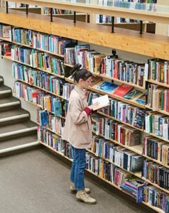 Bibliothèque entretenue par Clair & Nett